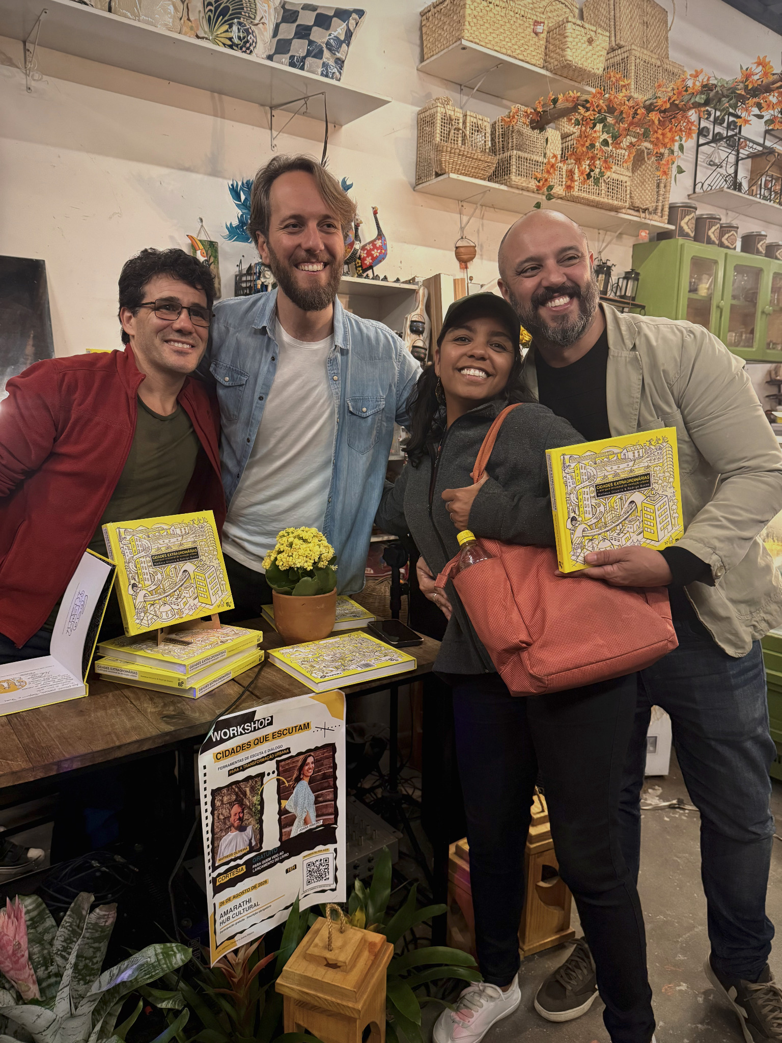 Registro do lançamento do livro no Rio de Janeiro